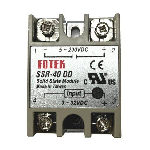 Реле однофазное твердотельное SSR-40DD 40а DC-DC 7000004732 фото