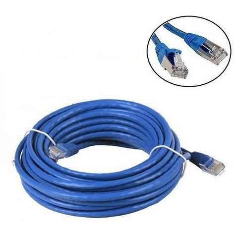 Патч-корд RJ45 47 м, сетевой кабель UTP CAT5e 8P8C, LAN, синий 7000001577 фото