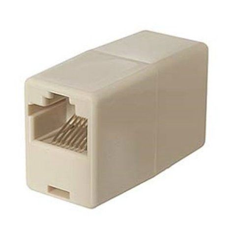 Rj45 соединитель джойнер витая пара сгонка UTP Cat5e Cat6 7000001618 фото
