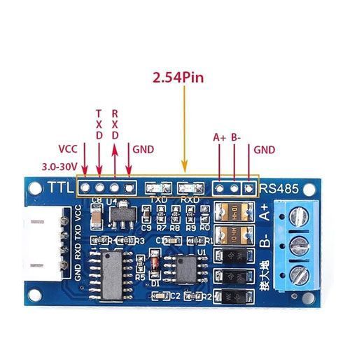 Переходник TTL &ndash; RS485, преобразователь интерфейса UART, XY-485 7000007836 фото