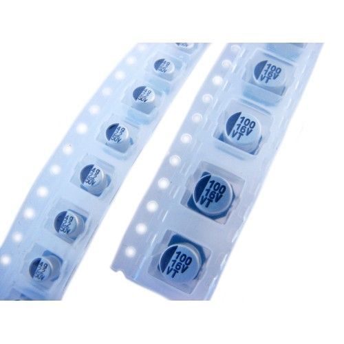 Конденсатори SMD алюмінієві 1-220мкф 10-50 в (130 шт.) 7000002666 фото