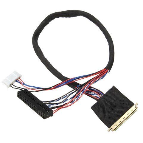 Кабель / провод шлейф LVDS I-PEX 40pin 1канал 6бит для жк матриц LP140WH1 7000001761 фото