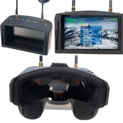Fpv-відеоокси окуляри DVR Diversity 5.8G 40CH RaceBand 5" Eachine EV800D 7000000718 фото