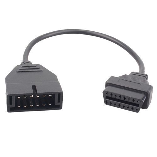 Переходник с OBD2 16pin мама на GM 12pin папа GM12 Daewoo Lanos Sens 7000000140 фото