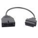 Переходник с OBD2 16pin мама на GM 12pin папа GM12 Daewoo Lanos Sens 7000000140 фото 5