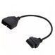 Переходник с OBD2 16pin мама на GM 12pin папа GM12 Daewoo Lanos Sens 7000000140 фото 2