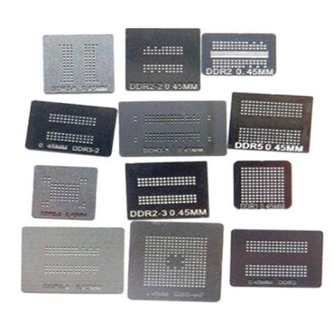 Набор BGA трафаретов для памяти DDR DDR2 DDR3 (12 шт.) 7000001506 фото