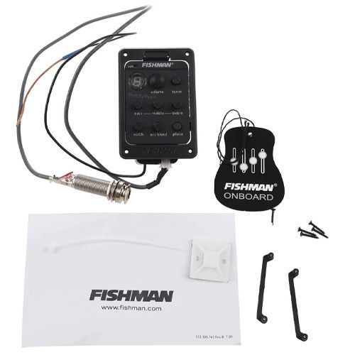 Звукосниматель пьезо для гитары тюнер эквалайзер Fishman Presys Blend 301 7000005663 фото