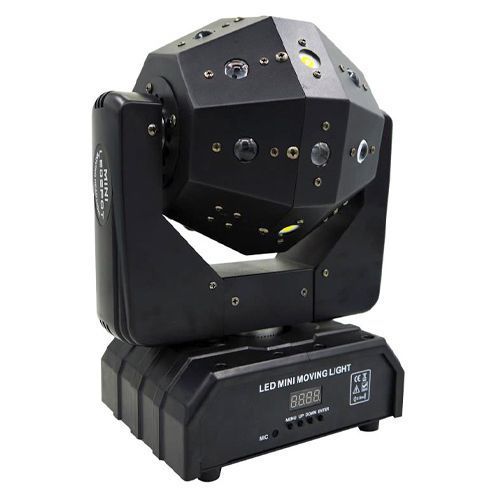 Стробоскоп лазерний, LED світлодіодна поворотна голова RGB 120 вт, м'яч 7000006778 фото