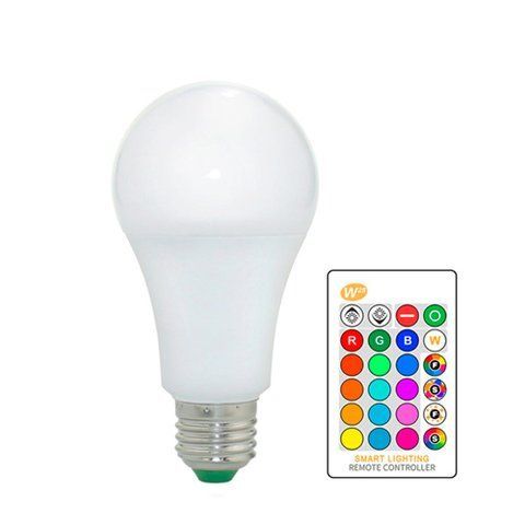 Светодиодная E27 LED RGB 5 вт лампа, 16 цветов с пультом ду 7000004945 фото