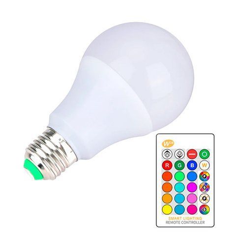Светодиодная E27 LED RGB 10 вт лампа, 16 цветов с пультом ду 7000004881 фото