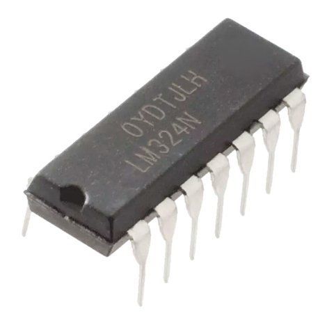 Операційний підсилювач 4-канальний LM324N 10ШТ LM324 DIP-14 (чіп) 7000002671 фото