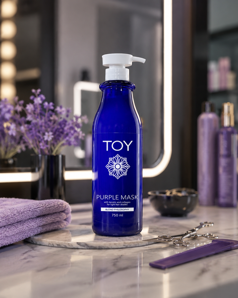 TOY Blond Philosophy&nbsp;Фіолетова Маска іс кератином та колагеном для светлых оттенков волос, 750 мл 00000034860 фото