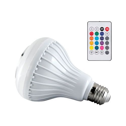 Лампа / светильник умная LED RGB с Bluetooth динамиком 6+3 вт, пультом ду, музыкальная 7000000972 фото
