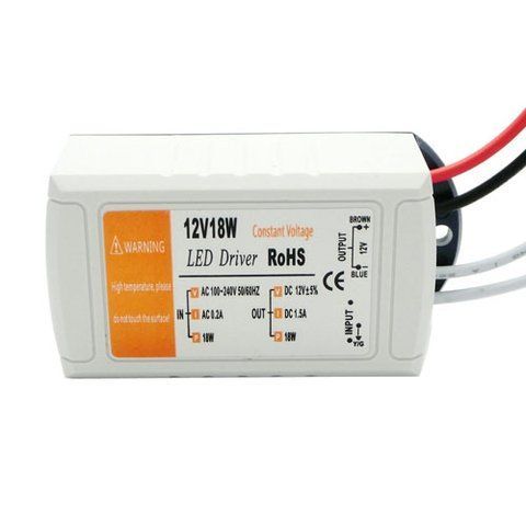 Блок / адаптер живлення LED драйвер трансформатор AC-DC 220-12 в 18 вт для LED-стрічок 7000004947 фото