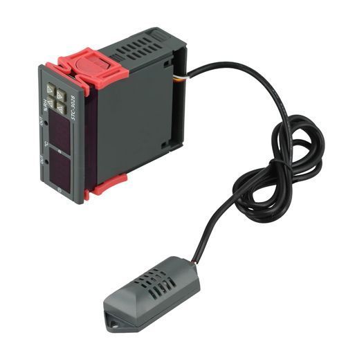 Регулятор температури та вологості цифровий 2 реле -20~80с 220 в 10а STC-3028 7000007909 фото