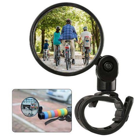 Велосипедне дзеркало заднього виду на кермо 360град, кругле 8 см, DX-002 7000005787 фото