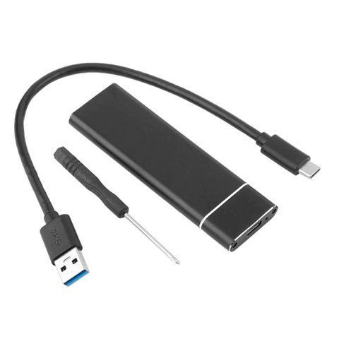 Карман корпус M.2 NGFF жесткого диска SSD, 6гбс, USB 3.1 Type-C 7000005468 фото
