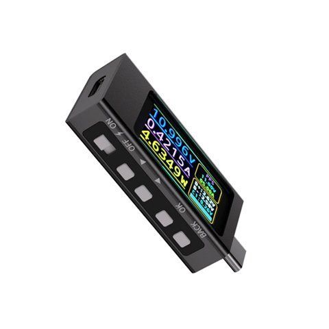 Usb тестер тока напряжения мощности 4-30 в 12а QC PD PPS, Type-C, KWS-X1 7000007648 фото