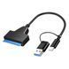 Перехідник USB 3.0/USB-C - SATA 2.5 для жорсткого диска HDD SSD до 5гбіт/с 7000007385 фото 1