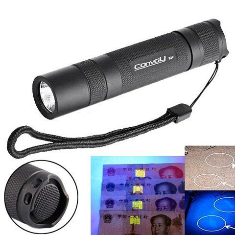 Фонарь / фонарик ультрафиолетовый Convoy S2+ Nichia UV 700ма 365нм уф 7000003431 фото