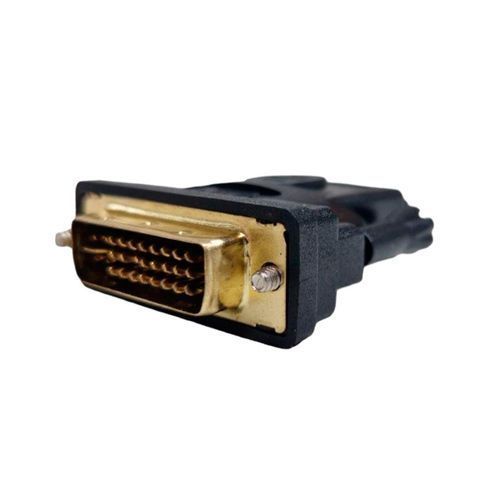 Адаптер / блок DVI-I (24+5) - HDMI, тато-мама, перехідник, позолочений 7000003708 фото