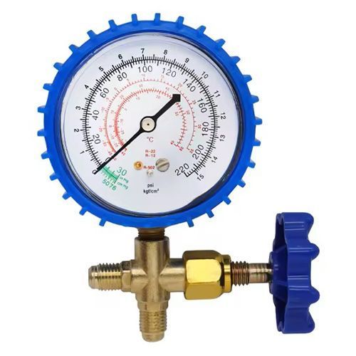 Колектор манометричний з вентилем 0-220psi для заправлення фреону XWM-466 7000007482 фото