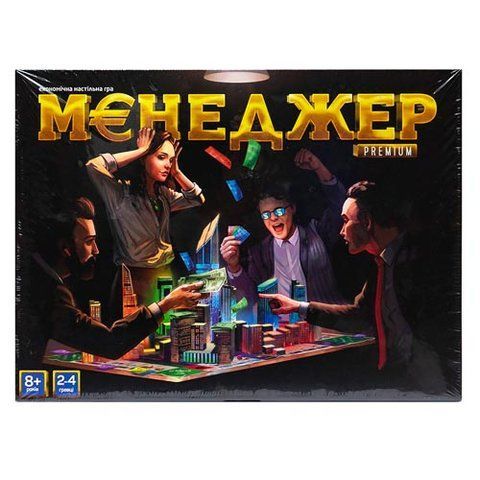 Настільна гра менеджер Premium укр, Danko Toys G-ManP-01-01U 7000005826 фото