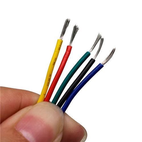 Набір дротів у силіконовому обплетенні 1жила 16AWG 5кольорів по 4 м луджена мідь 7000007194 фото