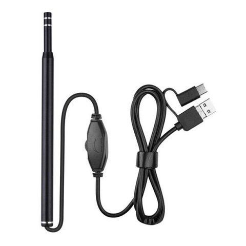 Ендоскоп медичний, лор отоскоп з камерою, USB MicroUSB Type-C, 1.3мп 7000005907 фото