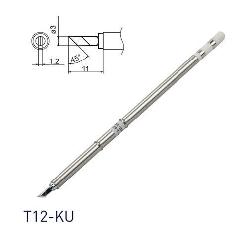 Ніж жало-наконечник T12-KU для паяльника паяльної станції Hakko T12 7000006585 фото