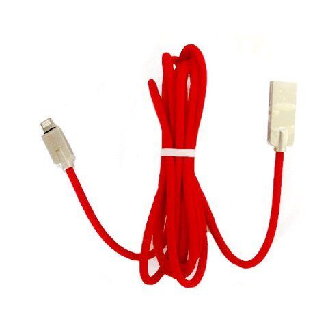 Кабель / провод USB - Lightning 2 м для Apple iPhone, iPad, iPod, в оплетке 7000005619 фото
