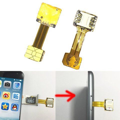 Переходник на 2 Nano SIM + MicroSD в комбинированный лоток 7000003299 фото