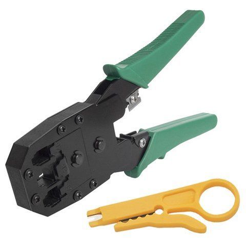 Обжимной инструмент обжимка, сеть, RJ45 RJ11 RJ12, стриппер 7000001828 фото