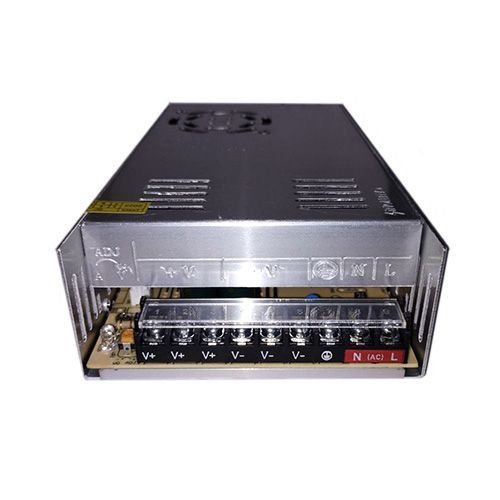 Блок / адаптер питания металлический 12 в 25а 300 вт, 3-кан для LED-лент CCTV, UAlectric 7000007301 фото