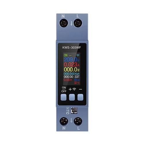 Счетчик Wi-Fi электроэнергии однофазный 220 в 40а DIN, защиты, KWS-303WF 7000007367 фото