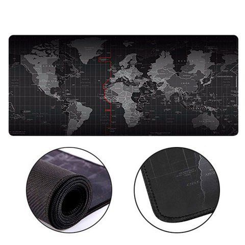 Коврик игровая поверхность, большой для мышки игровой 90х40 см карта мира 7000001790 фото