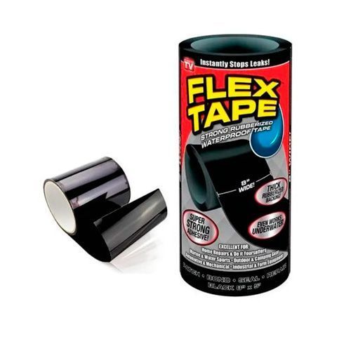 Лента / полоса водонепроницаемая изоляционная FLEX TAPE 150х20 см прорезиненная 7000001274 фото
