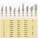 Ніж прецизійний з 13 змінними лезами для різання дерева шкіри, пластик, кейс (3 шт.) 7000007421 фото 3