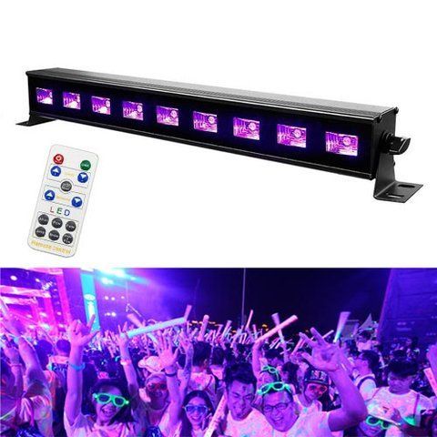 Світлодіодна панель уф 9LED 27 вт 40 см диско стробоскоп світломузика DMX512 7000005557 фото