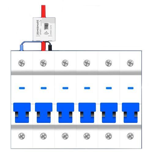Датчик потребления электроэнергии 63а 1P+N Zigbee, энергометр Zemismart SPM01 7000007227 фото