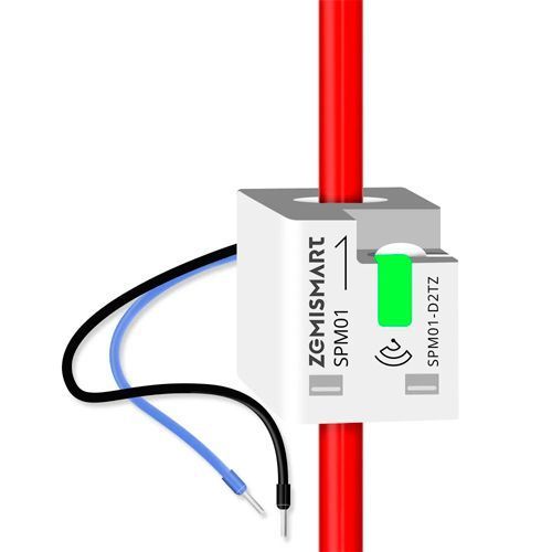 Датчик потребления электроэнергии 63а 1P+N Zigbee, энергометр Zemismart SPM01 7000007227 фото