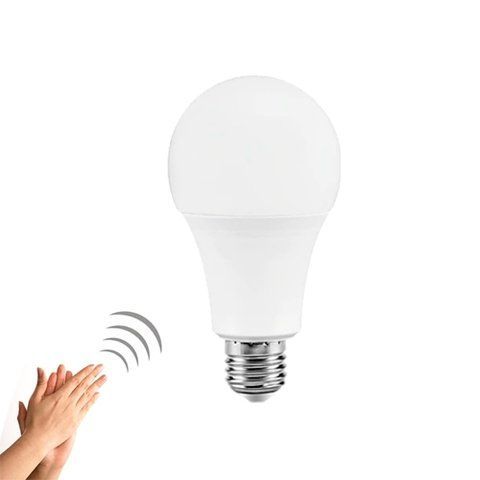 Лампа / світильник світлодіодна з датчиком звуку і освітленості E27, 9 вт LED 7000004785 фото