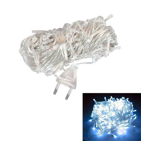 Гірлянда світлодіодна новорічна біла 80 LED 8.5 м 7000003094 фото