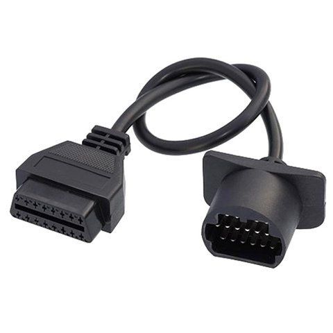 Перехідник з OBD2 16pin мама на Mazda 17pin тато 7000000030 фото