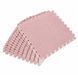 Килимок пазл плюшевий підлоговий 30х30 см м&rsquo;який, EVA, пудровий (10 шт.) 7000008060 фото 3
