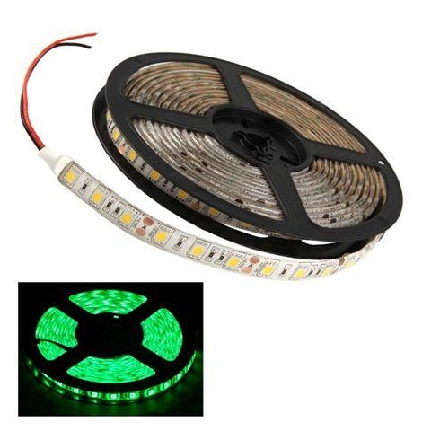 Стрічка / смуга 5 м світлодіодна, 300x 5050 SMD LED, зелена 7000004926 фото