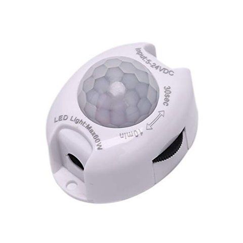 Датчик инфракрасный движения 5-24 в для LED ленты, 30-600с настраиваемый 7000007879 фото