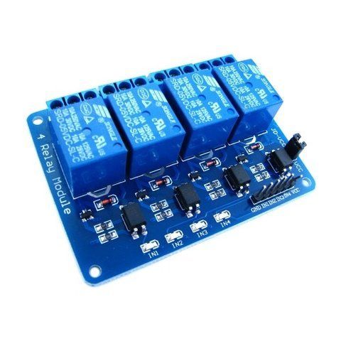 Модуль 4-канальний реле 5 в для Arduino PIC ARM AVR 7000002979 фото