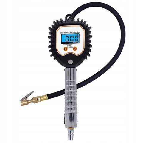 Пістолет для накачування коліс шин з цифровим манометром 5-255psi 0-18бар, BW-001 7000007476 фото